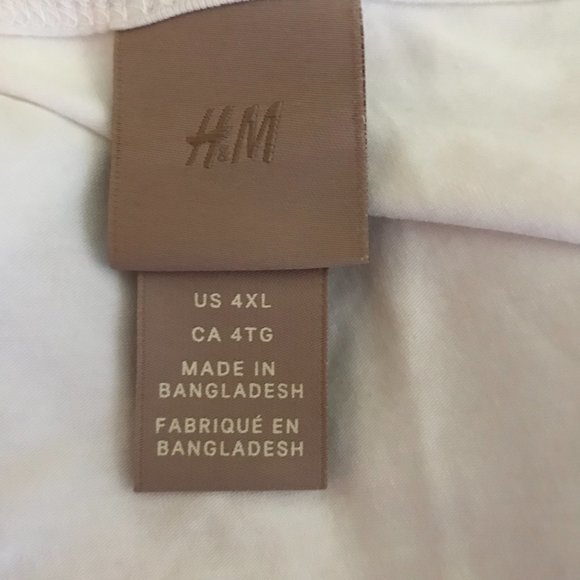 H&M White Scoop Neck Tank Size 4X - Picture 9 of 9